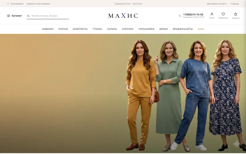 MAXIS — женская одежда оптом